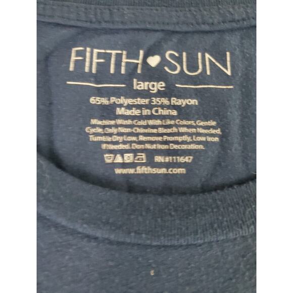 Fifth Sun T-Shirt Unisex Multicolor Size Large Polyester Blend Nasa Short Sleeve - Picture 6 of 12